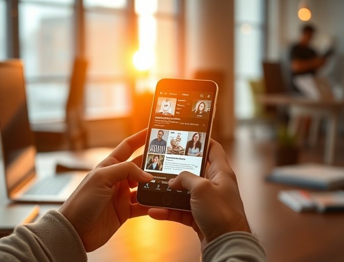 Social media et contenu généré par IA